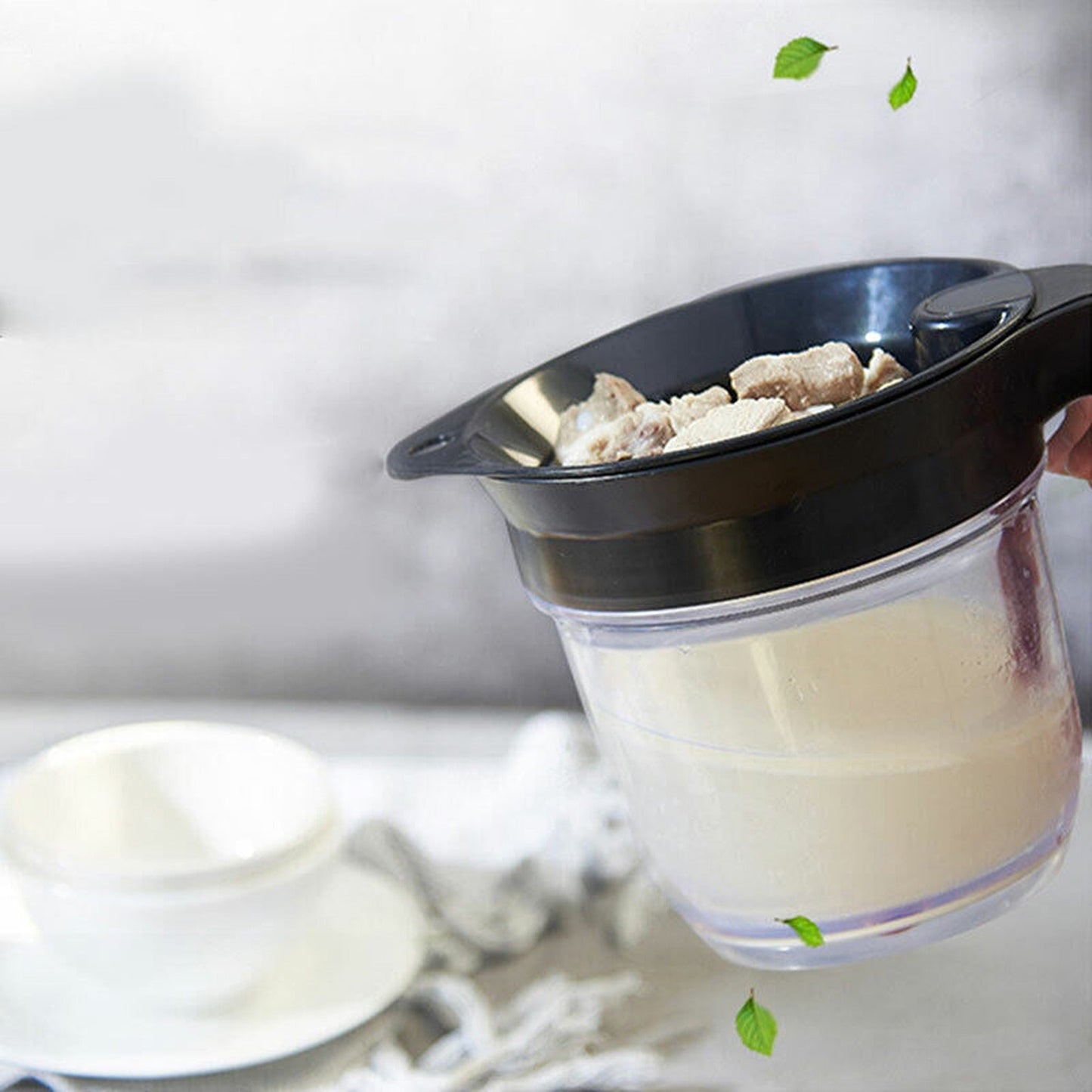Kitchen Gravy Fat Separator 1L Dispenser with Bottom Release