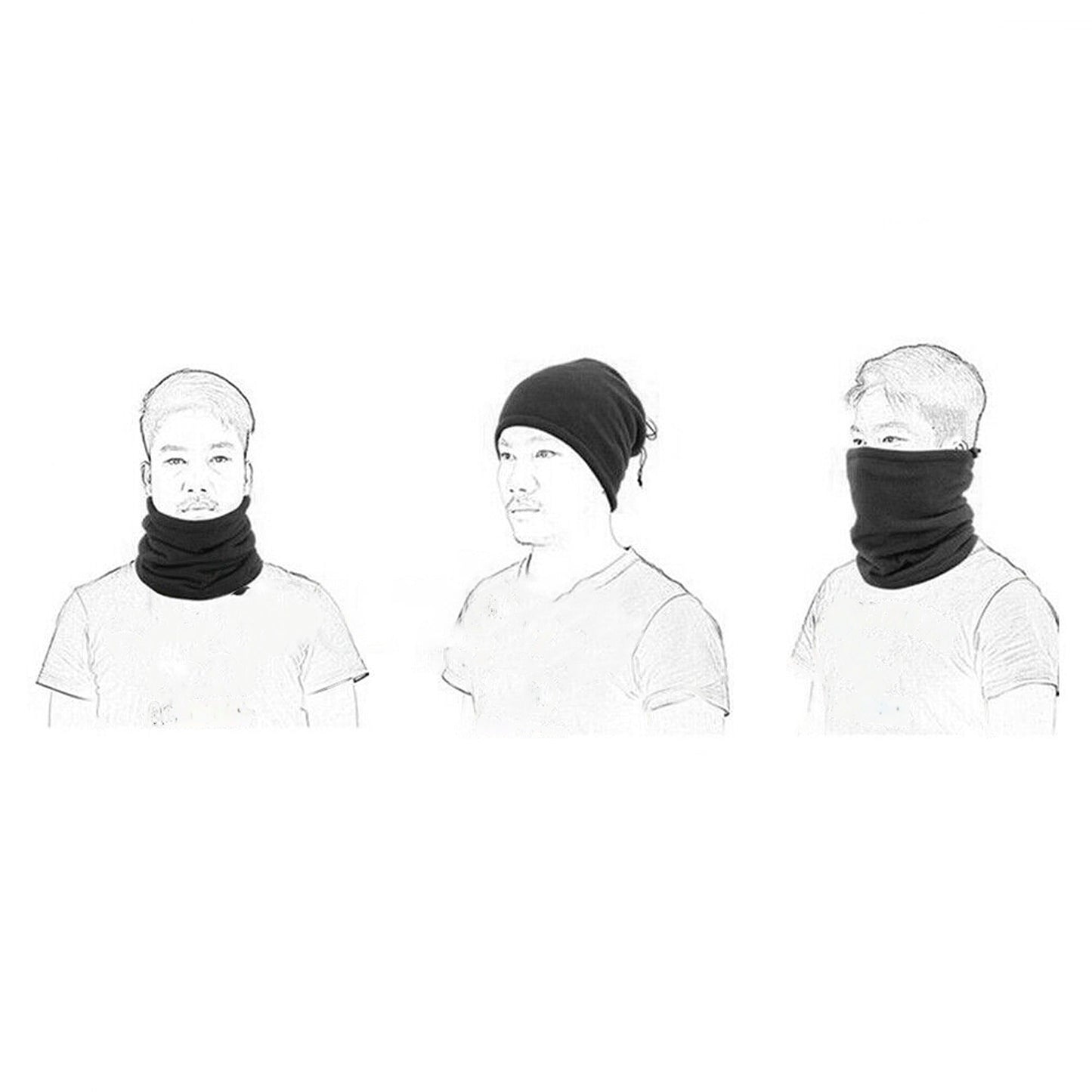 Motorbike Cycle Windproof Neck Warmer Multifunctional Scarf Bib