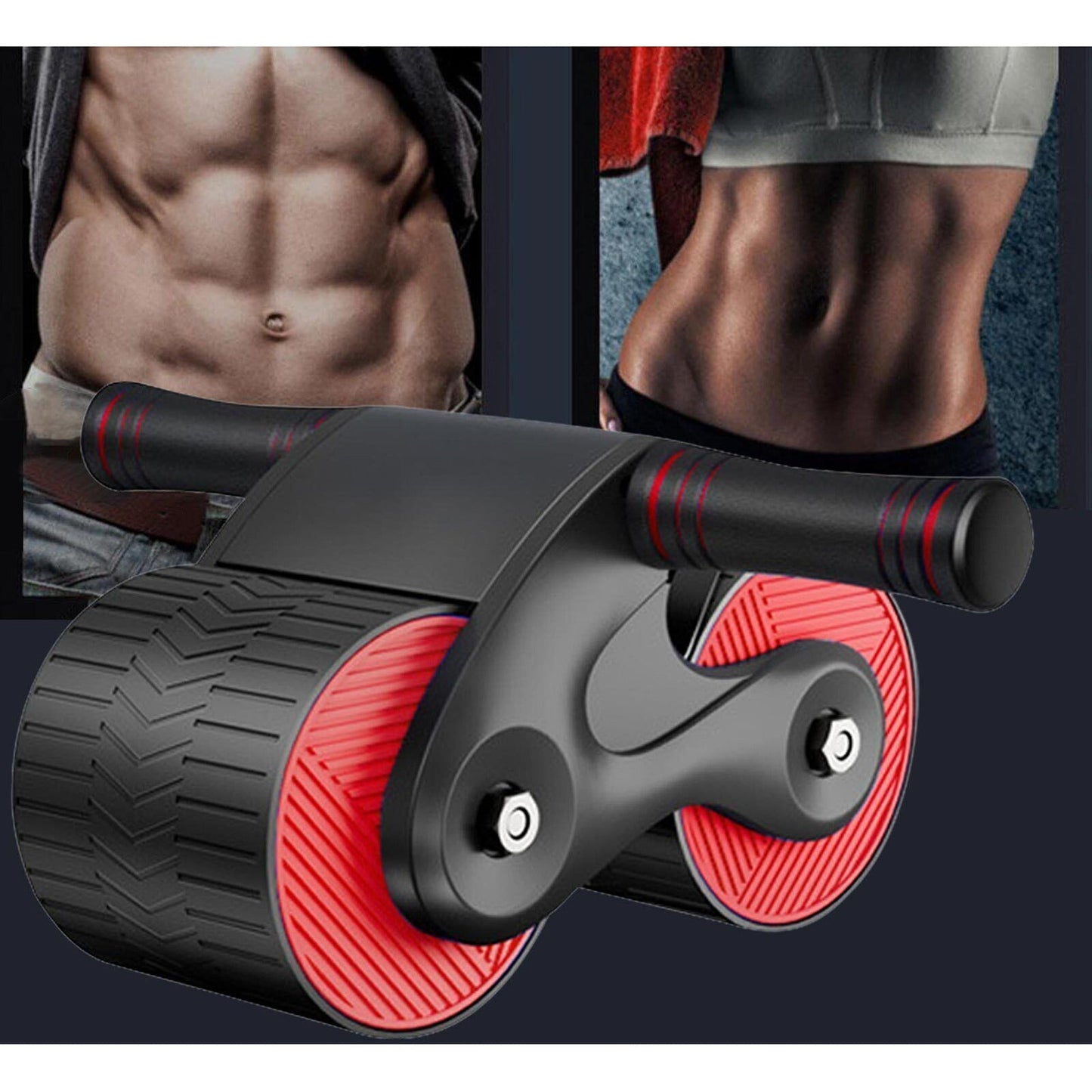 Anti-Slip Gym Abdominal Wheel with Automatic Rebound