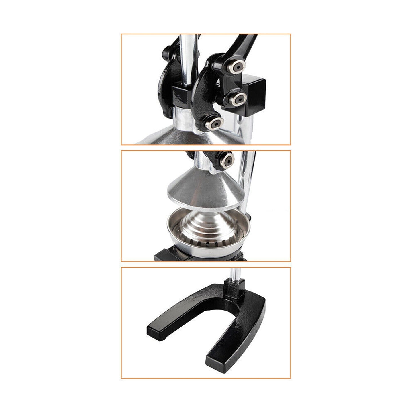 Manual Citrus Juicer Commercial Hand Press Extractor for Orange and Lemon