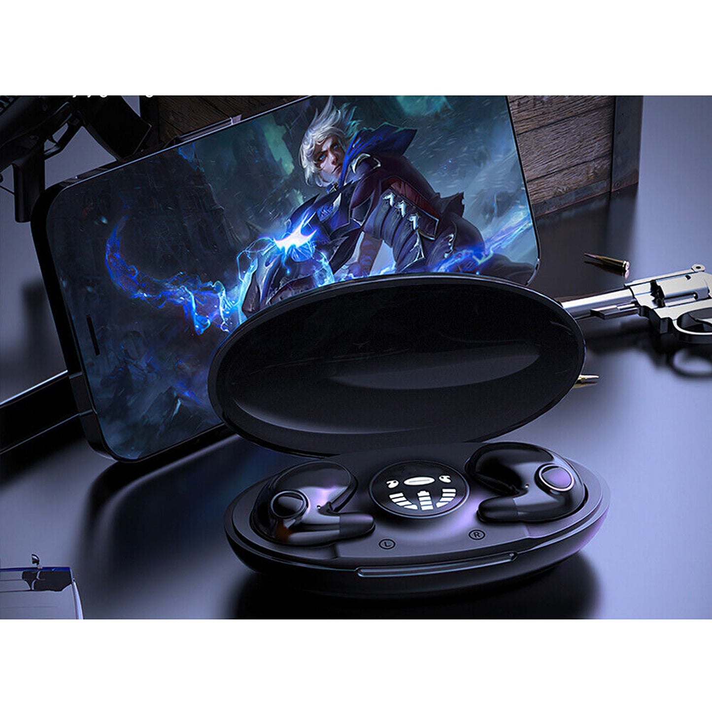 IPX5 Waterproof Wireless Earphone with Double Noise Cancelling