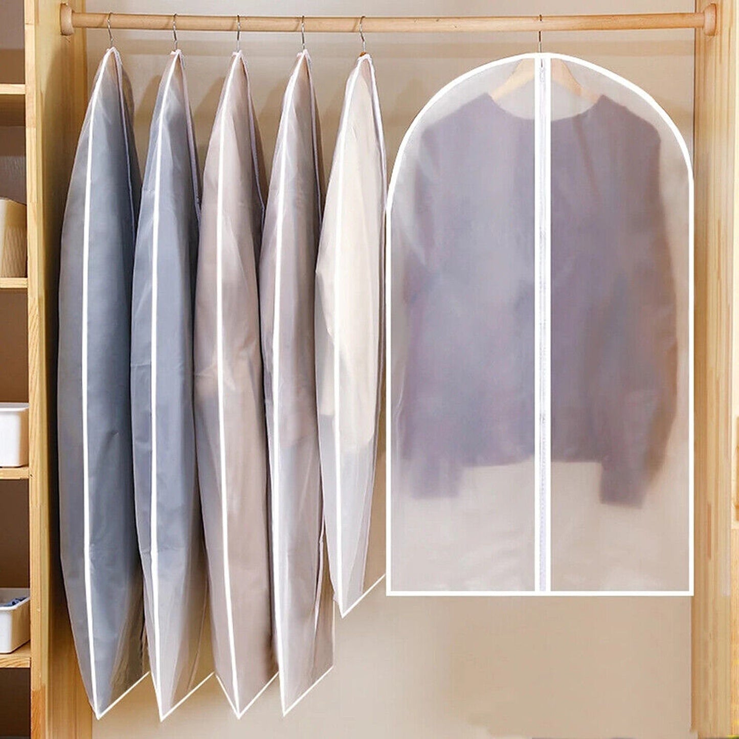 12-Pack Garment Storage Bags for Dress and Suit Protection