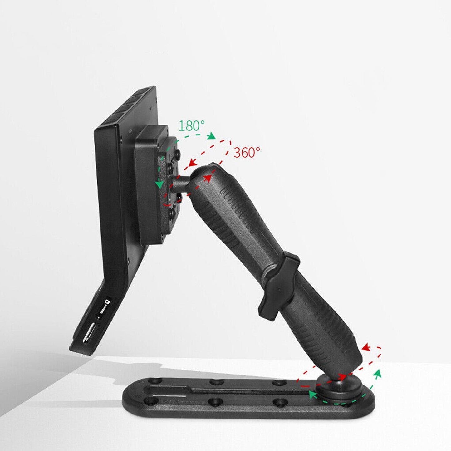 Kayak Rod Mounting Bracket with Slide Track Rails