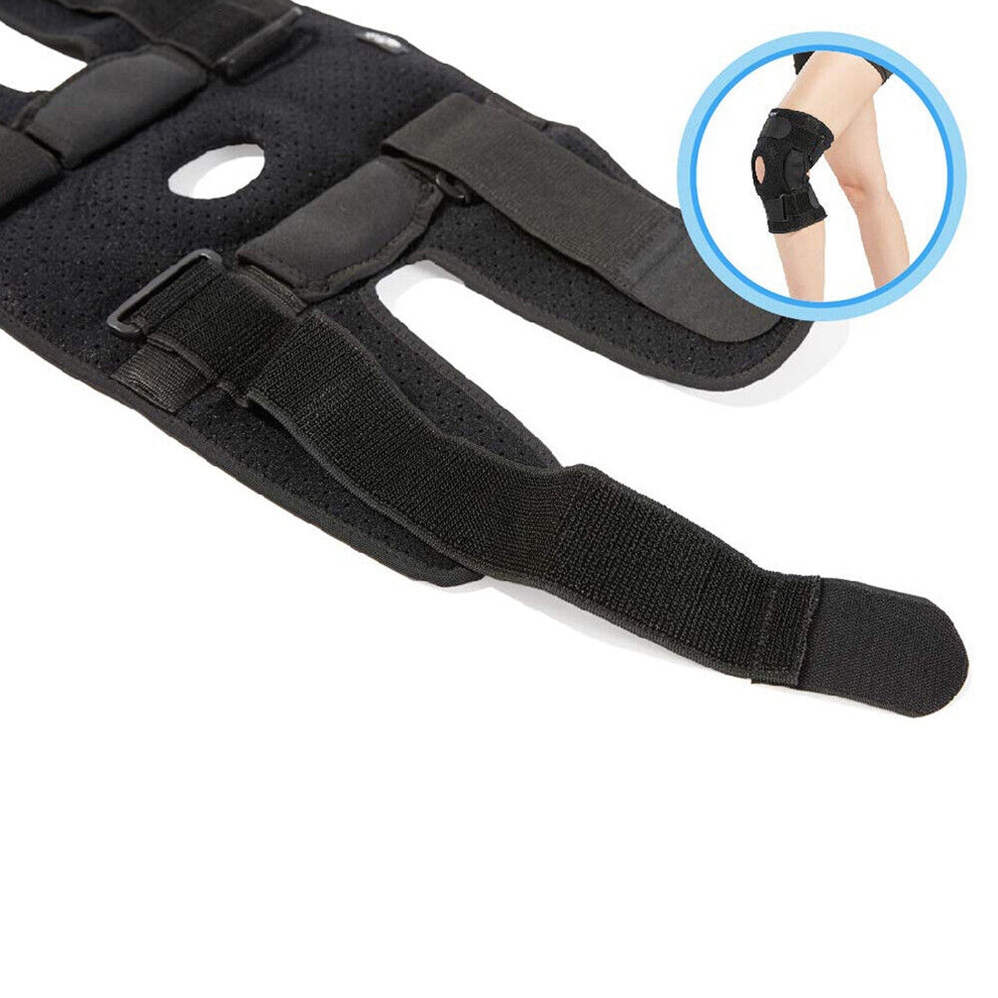 Adjustable Hinged Knee Support Brace for Sports and Joint