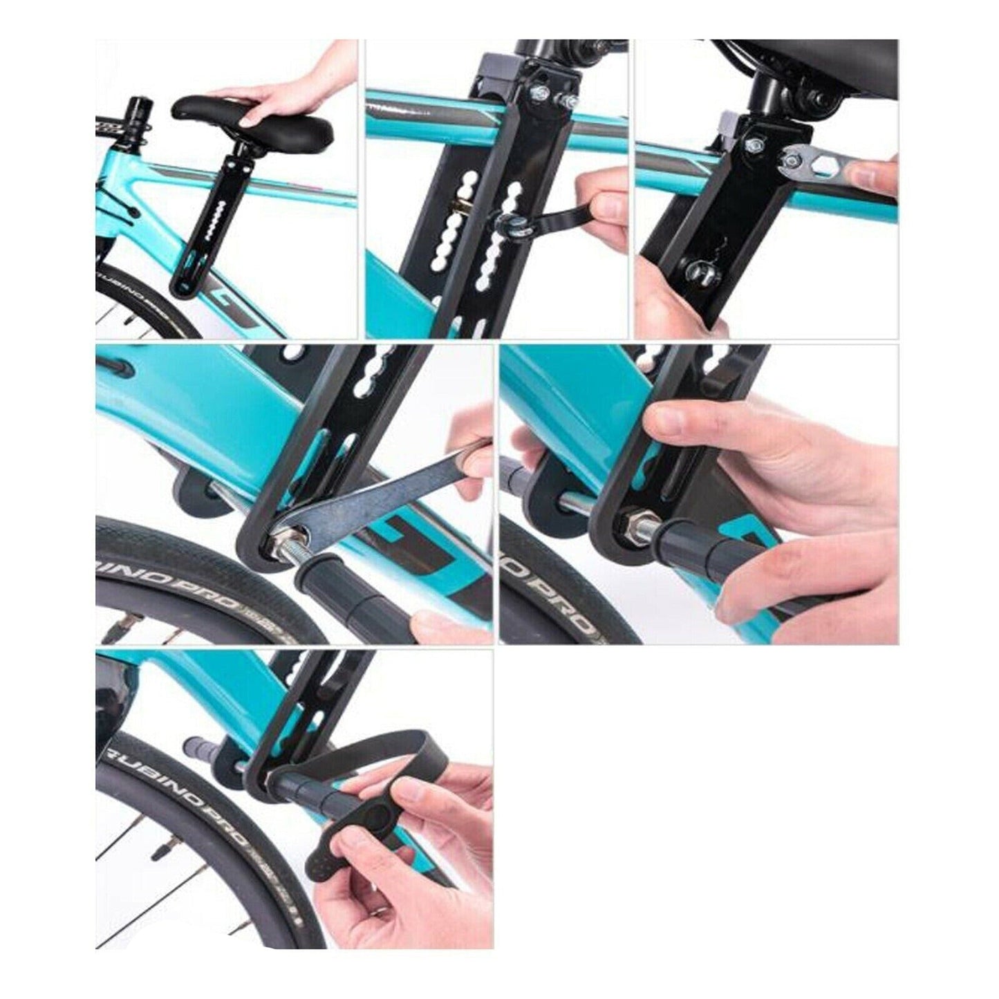 Child Bike Seat Front Mounted Carrier for Kids Detachable Bicycle Seat