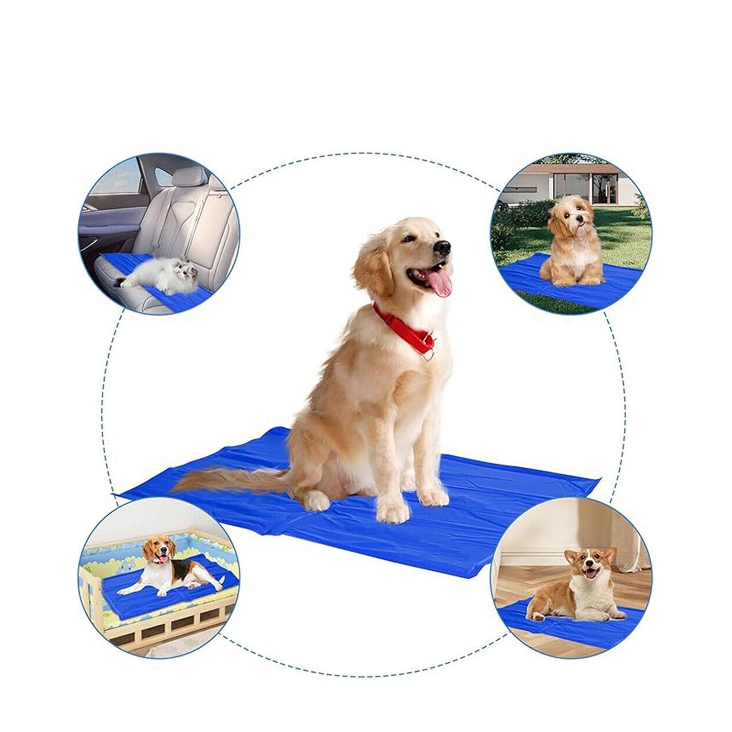 Non-Toxic Cooling Gel Mat for Dogs and Cats 5 Sizes Available