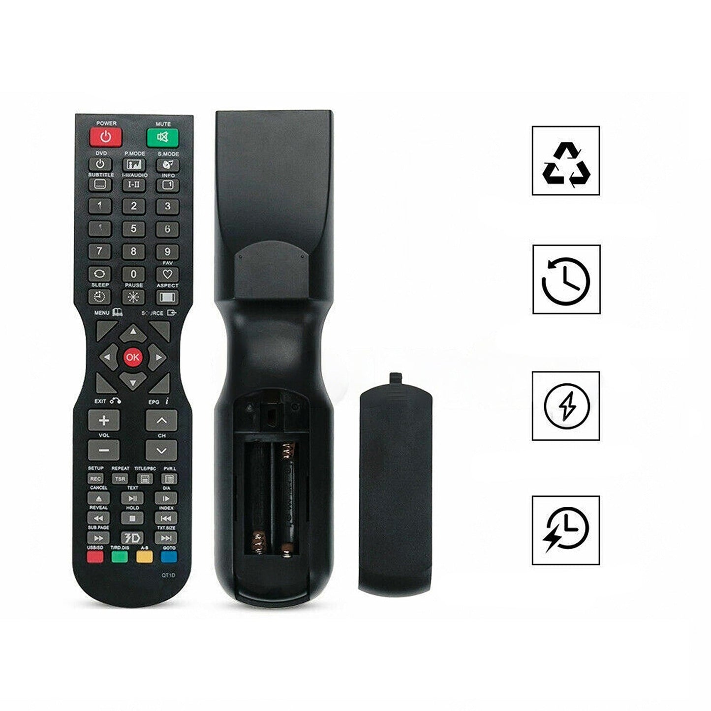 For Soniq Full HD TV Remote Control Replacement for QT1D E32W13B E32W13D E40V14A