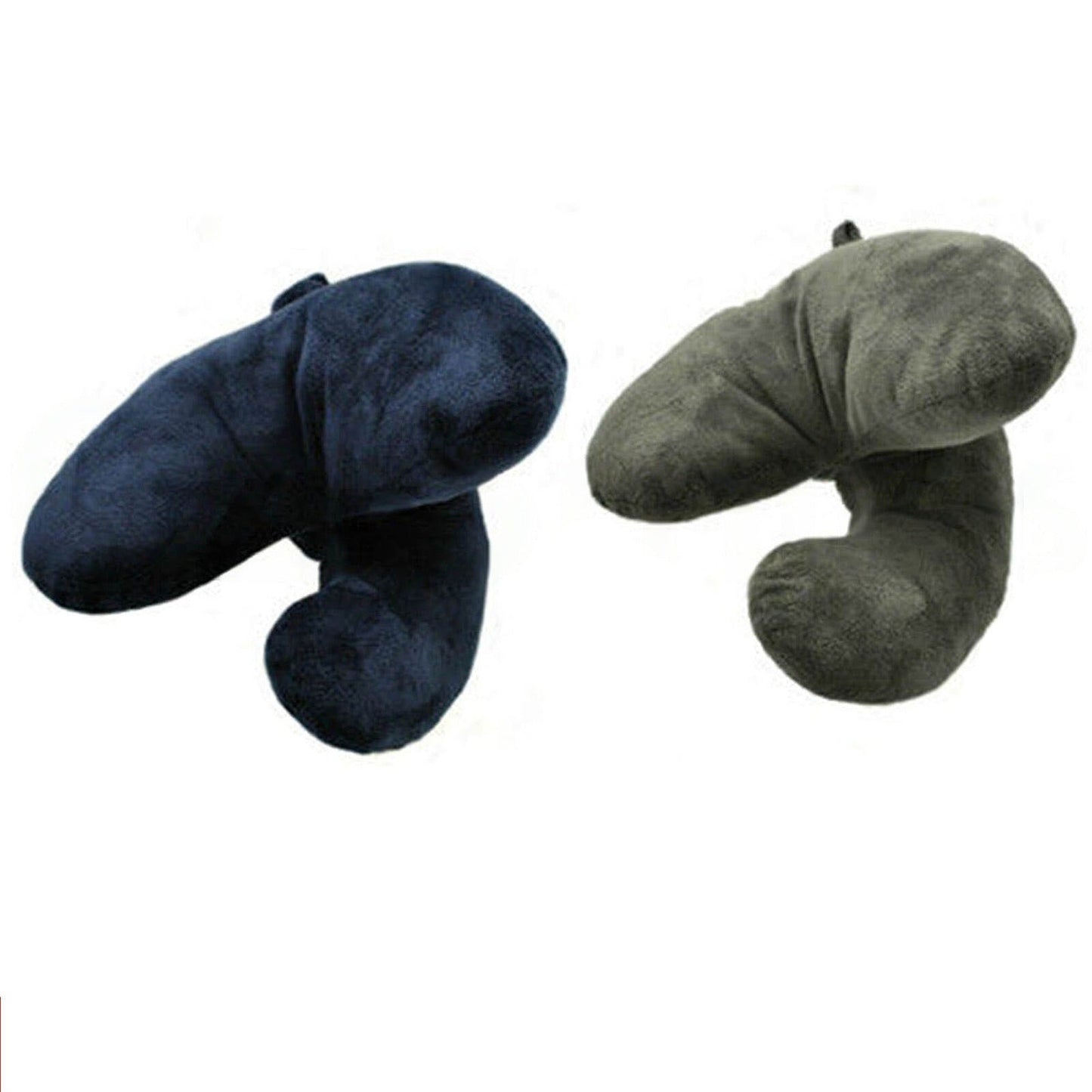 J-Shaped Neck Pillow for Travel Soft Chin Support
