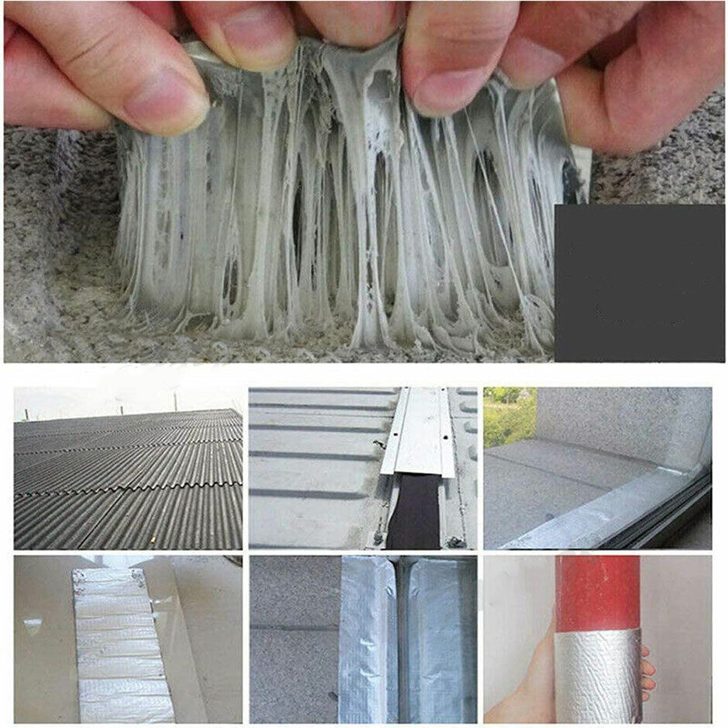 Butyl Rubber Waterproof Aluminium Foil Tape for Roof and Pipe Repair
