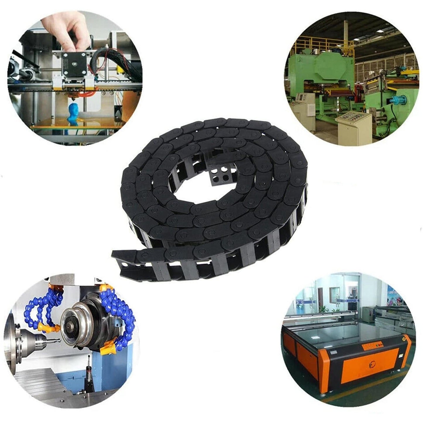 Plastic Cable Drag Chain for Protecting Wires in Machinery