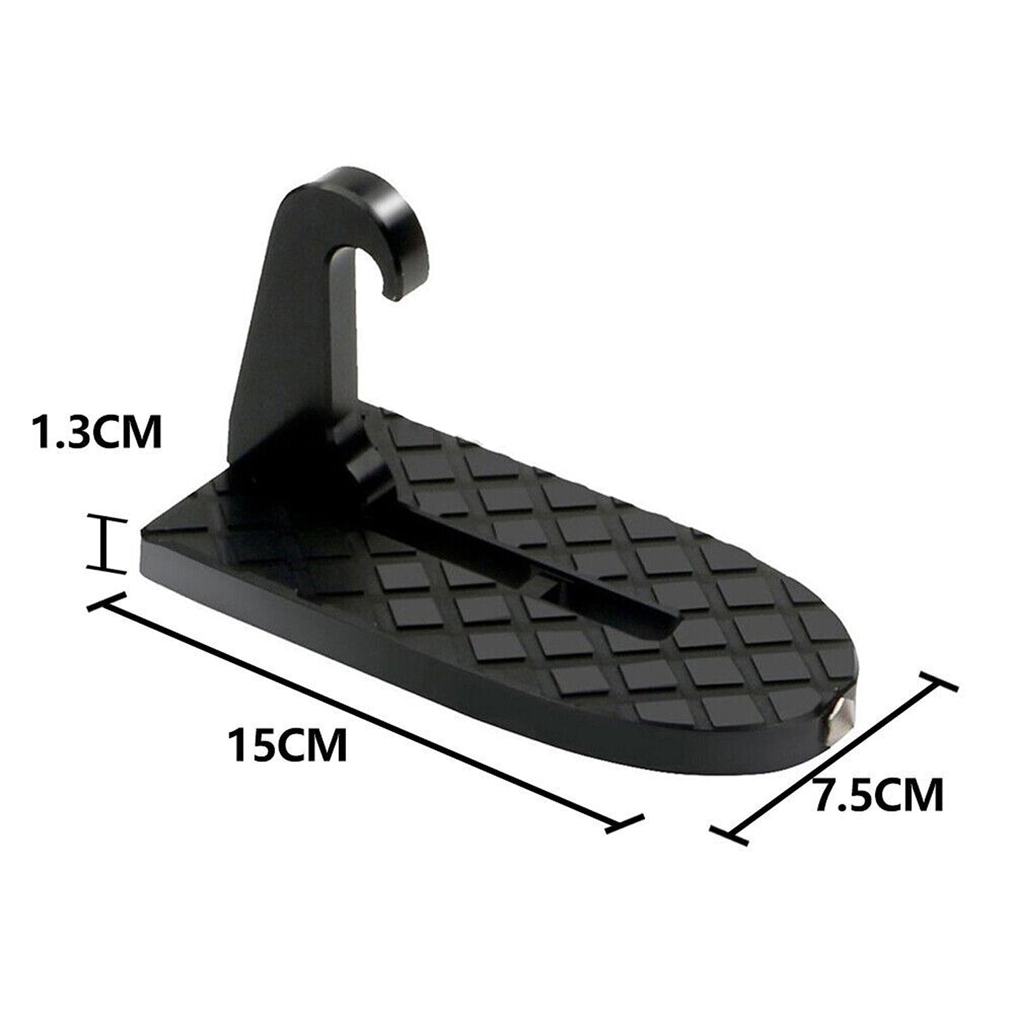 2pcs Portable Foldable Anti-Scratch Pads Car Door Pedal Safety Step