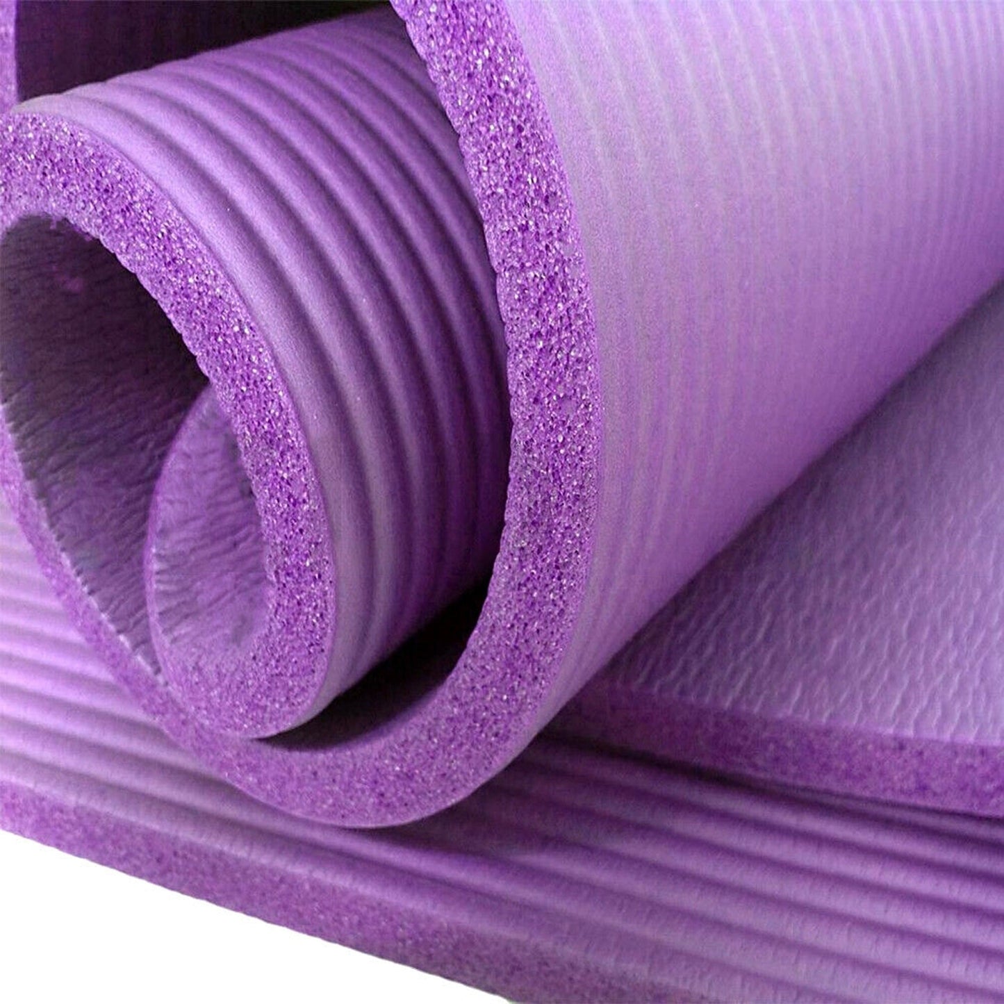 Thick NBR Nonslip Yoga Mat Fitness Pilate Sports Dance Pad 15MM