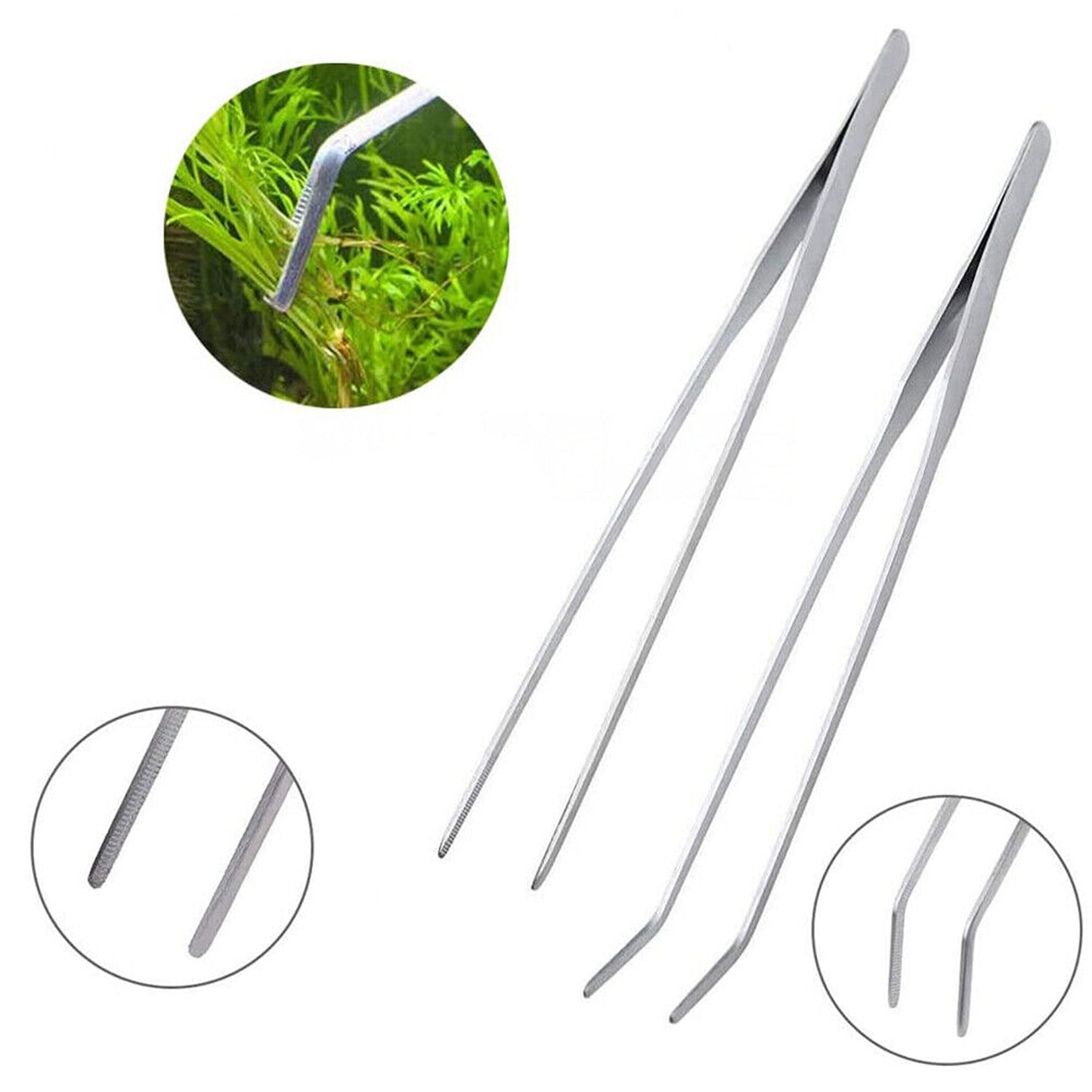 Aquarium Aquascaping Tool Kit Plant Tweezers Scissors Spatula Set