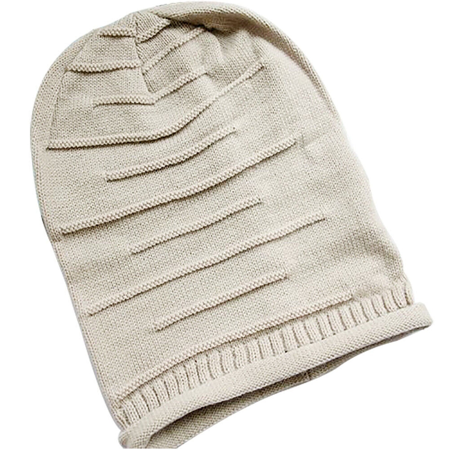 Oversized Slouchy Beanie Unisex Crochet Knit Warm Winter Hat