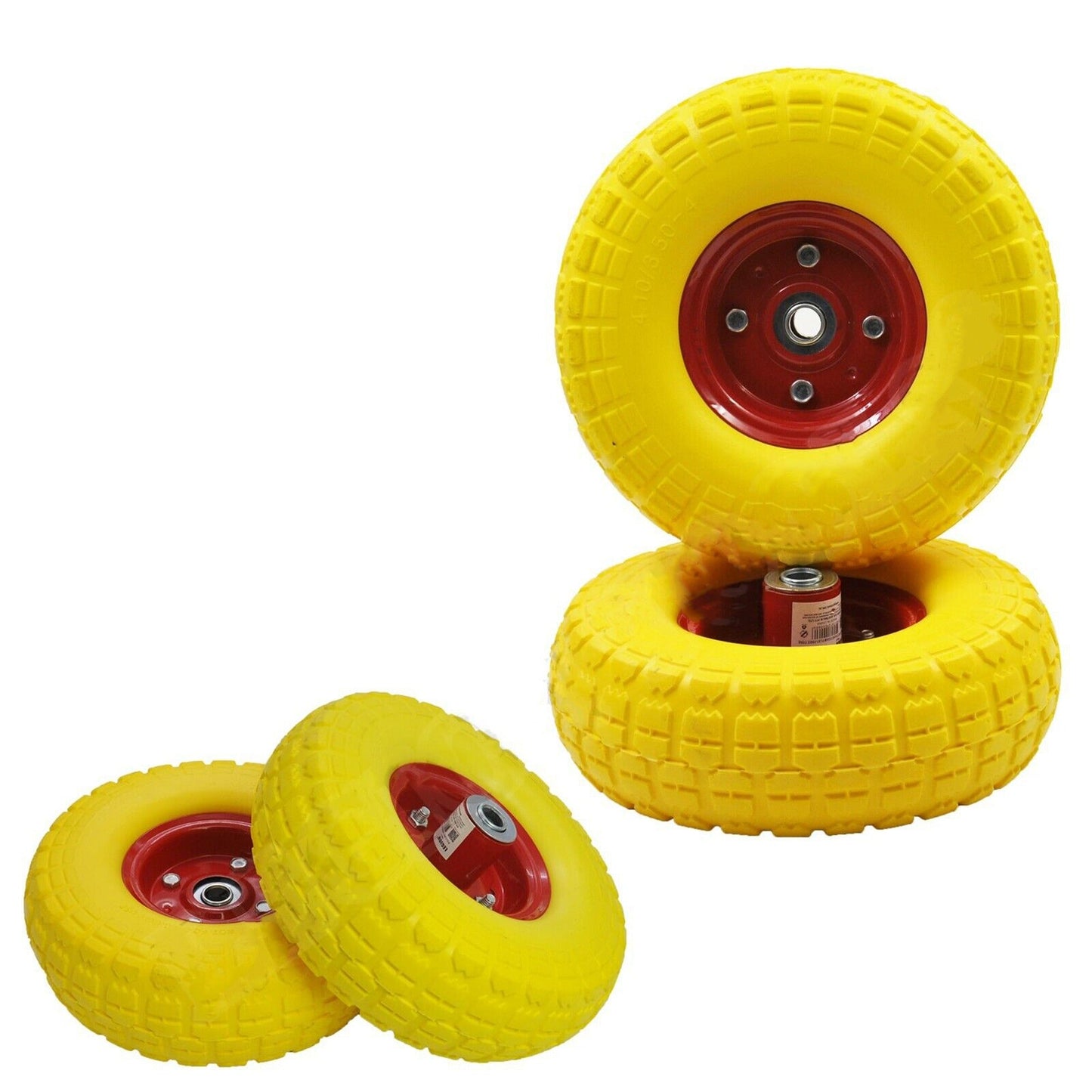 Polyurethane Foam Hand Trolley Truck Wheel Sack Wheelbarrow 16mm