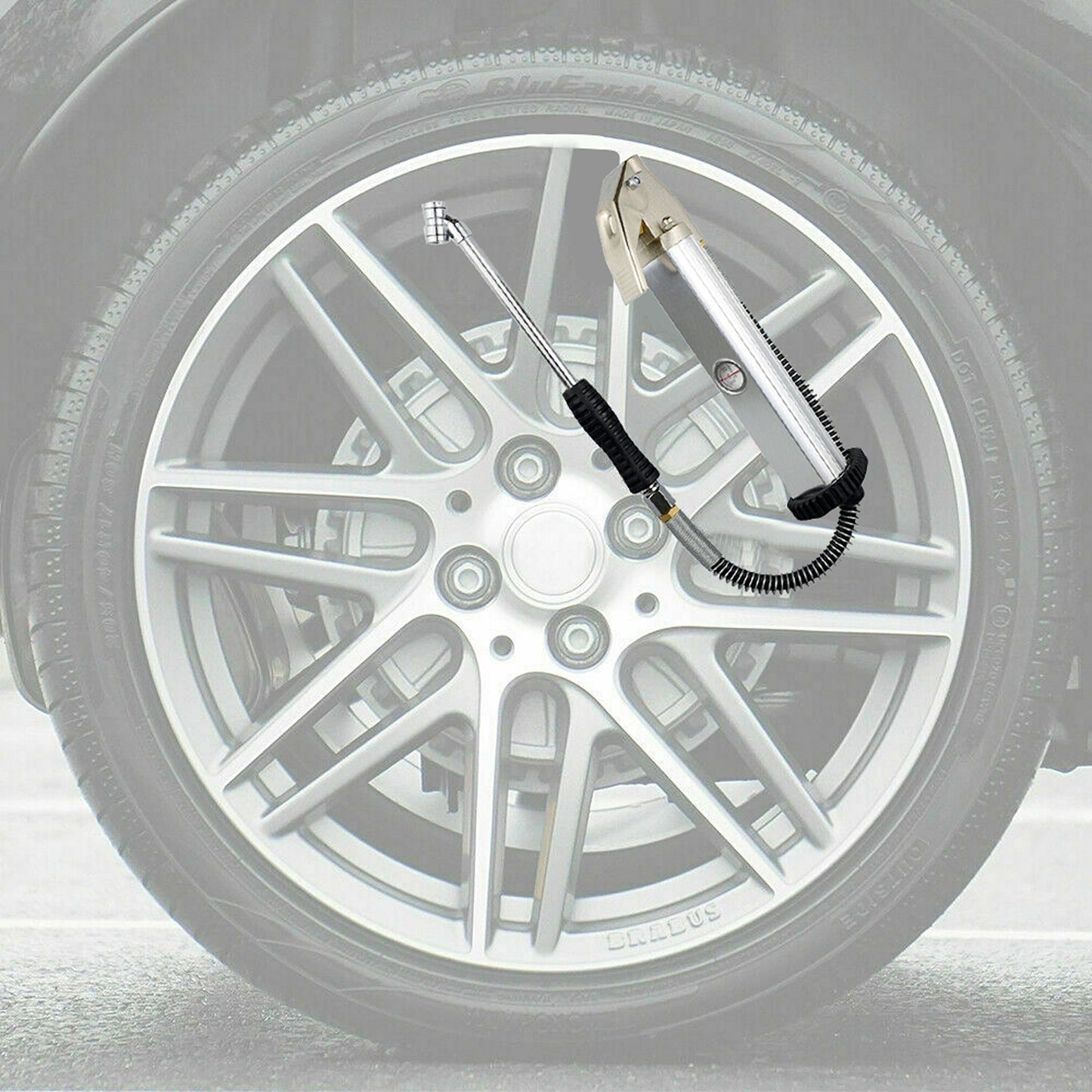 Tire Inflator Deflator Gauge Professional Air Pressure Tool with Gauge