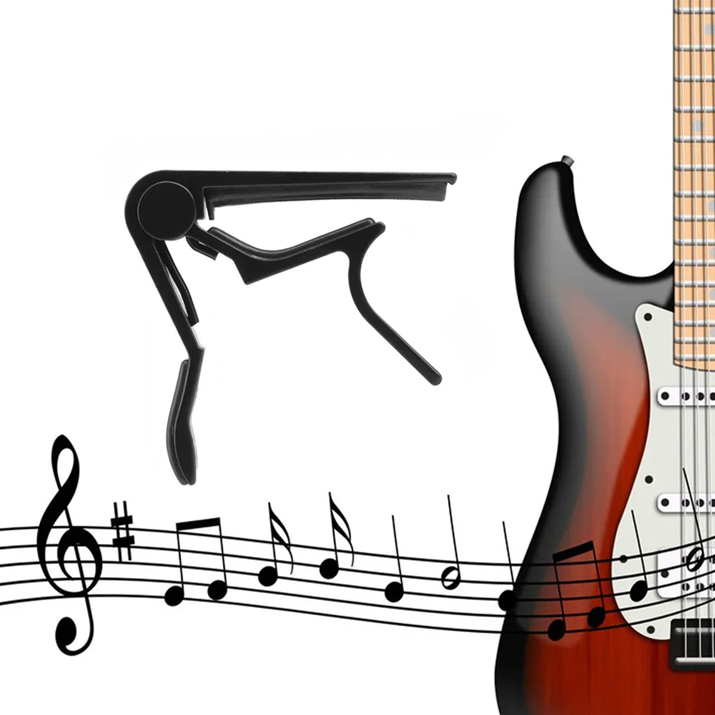 Quick Change Guitar Capo Premium Trigger Clamp for String Instruments