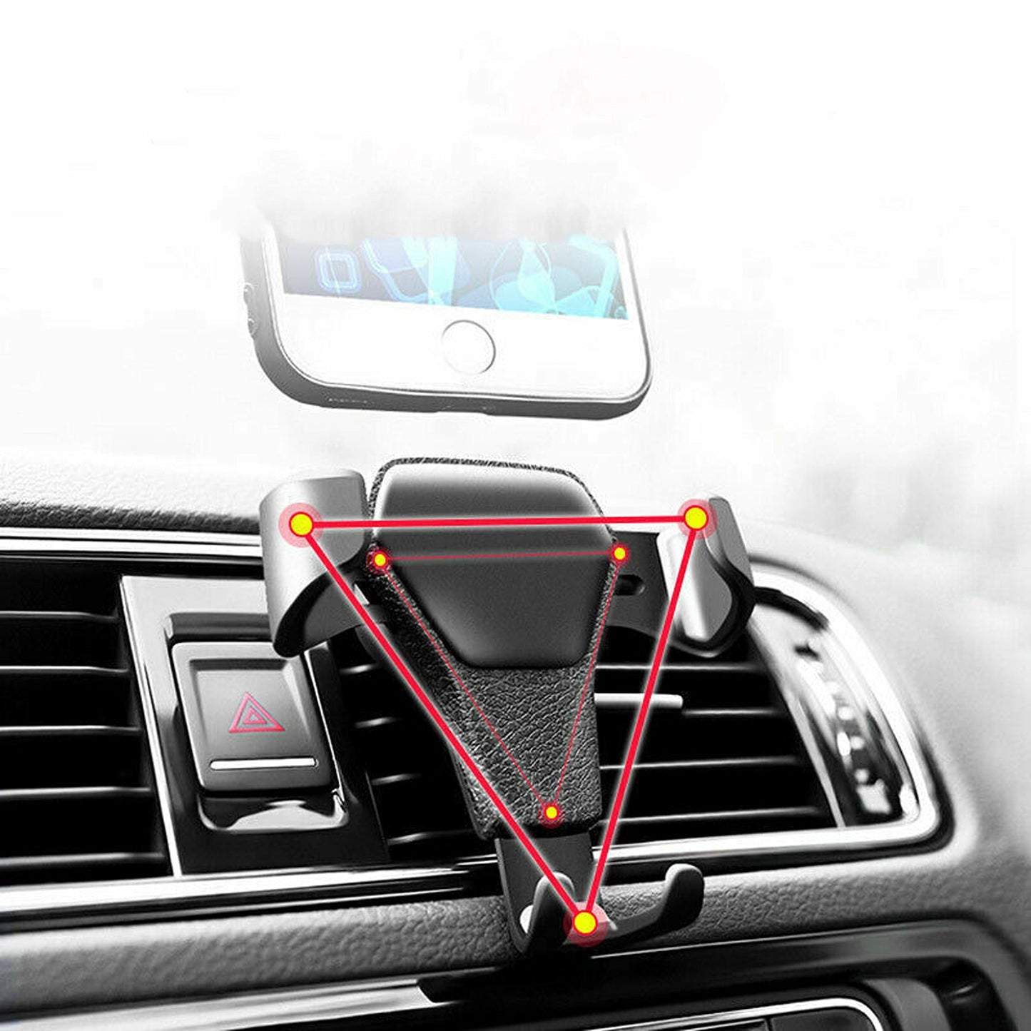 Air Vent Gravity Holder Car Mount Universal Mobile Phone Stand