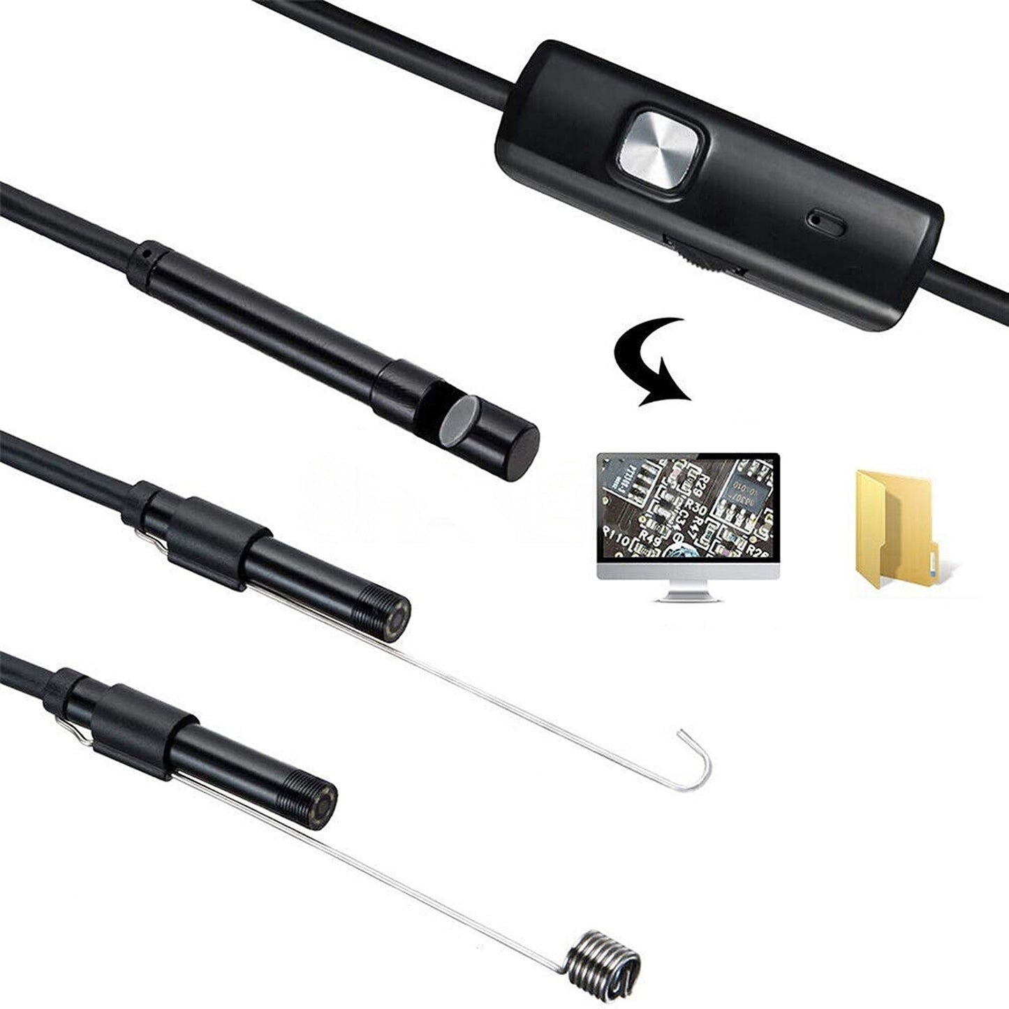 USB Type-C HD Endoscope for Android Waterproof Borescope Camera
