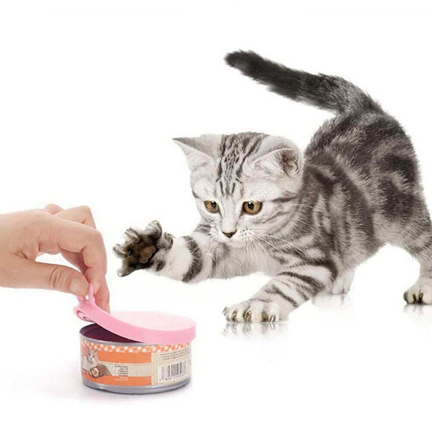6pcs Silicone Pet Food Can Lid Dog Cat Tin Reusable Storage Cap