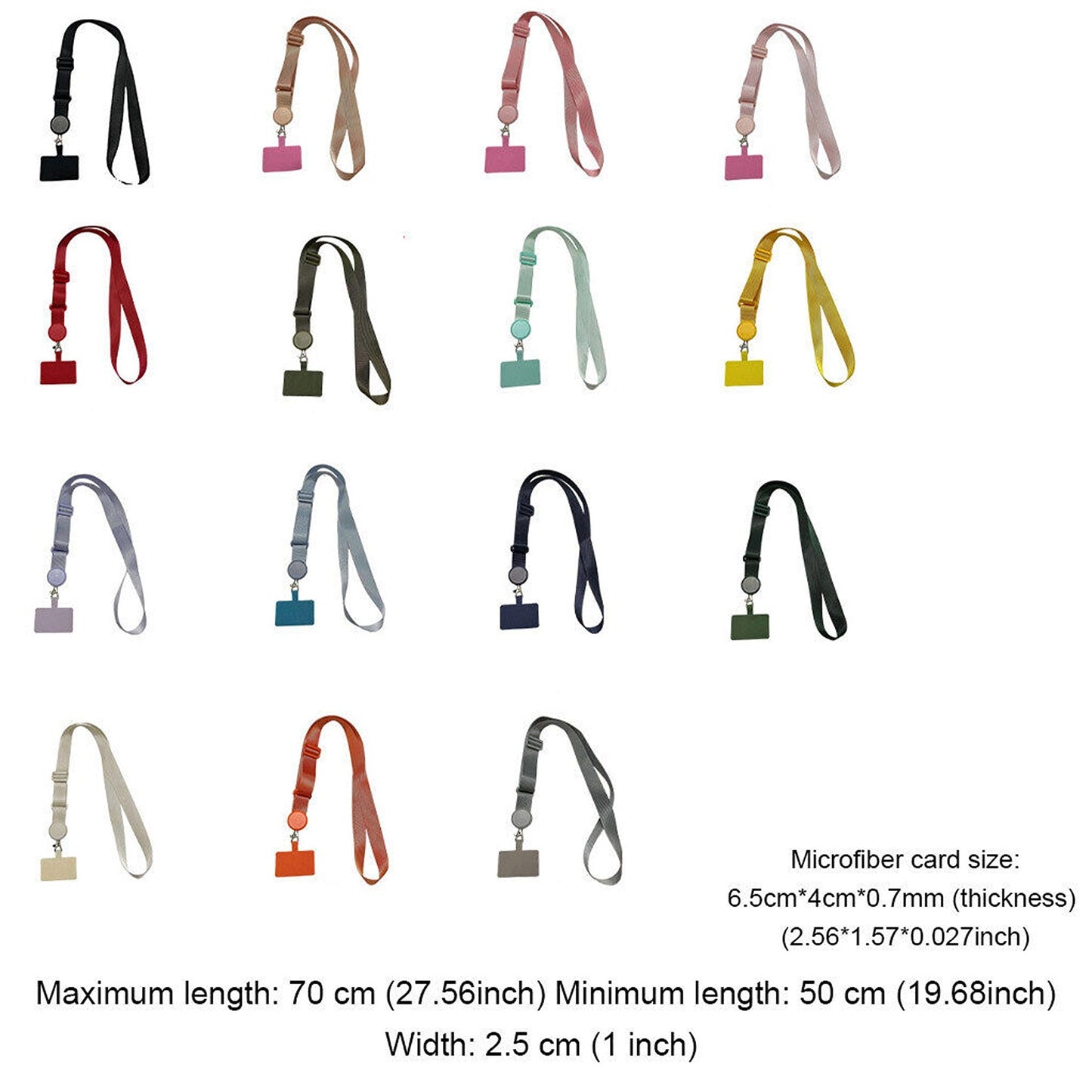 Crossbody Mobile Phone Lanyard with Anti-Lost Neck Strap
