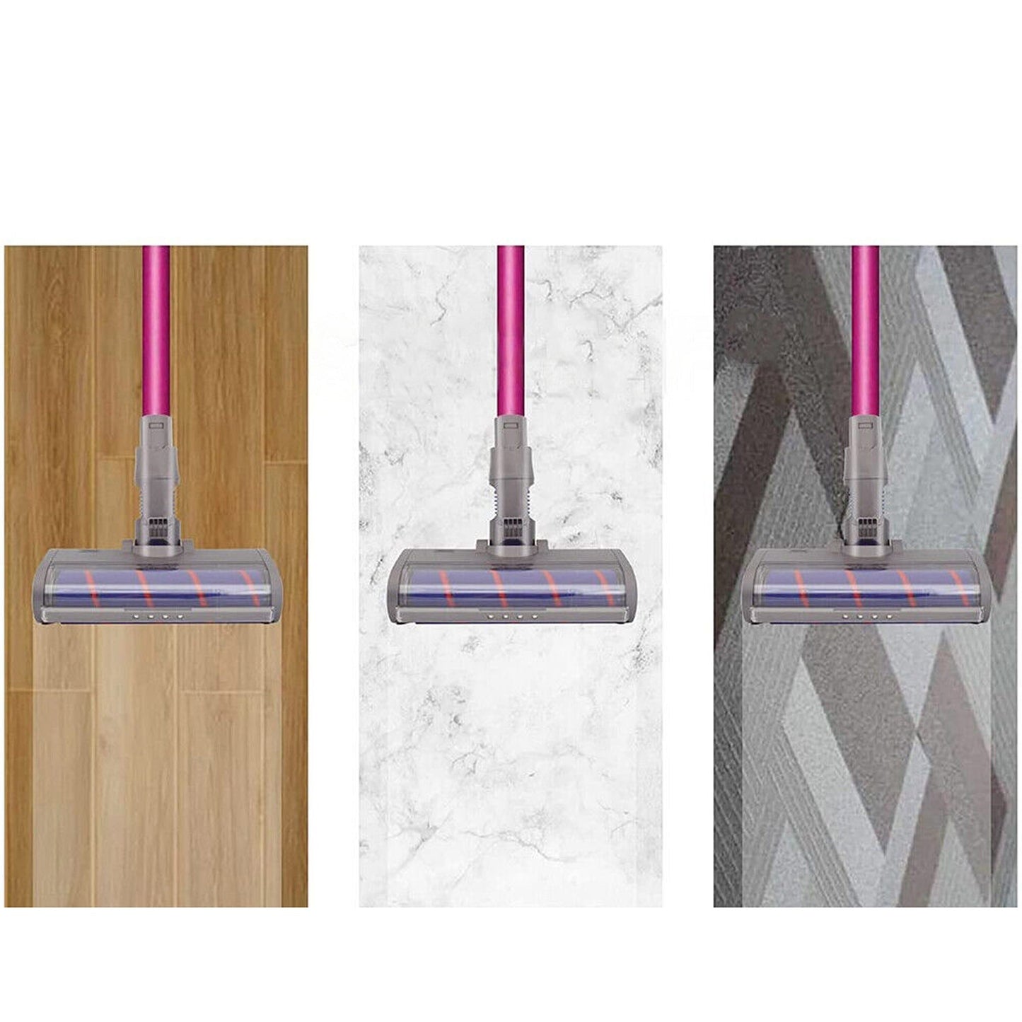 Soft Roller Cleaner Head with 4 LEDs for Dyson Vacuum V7 V8 V10 V11