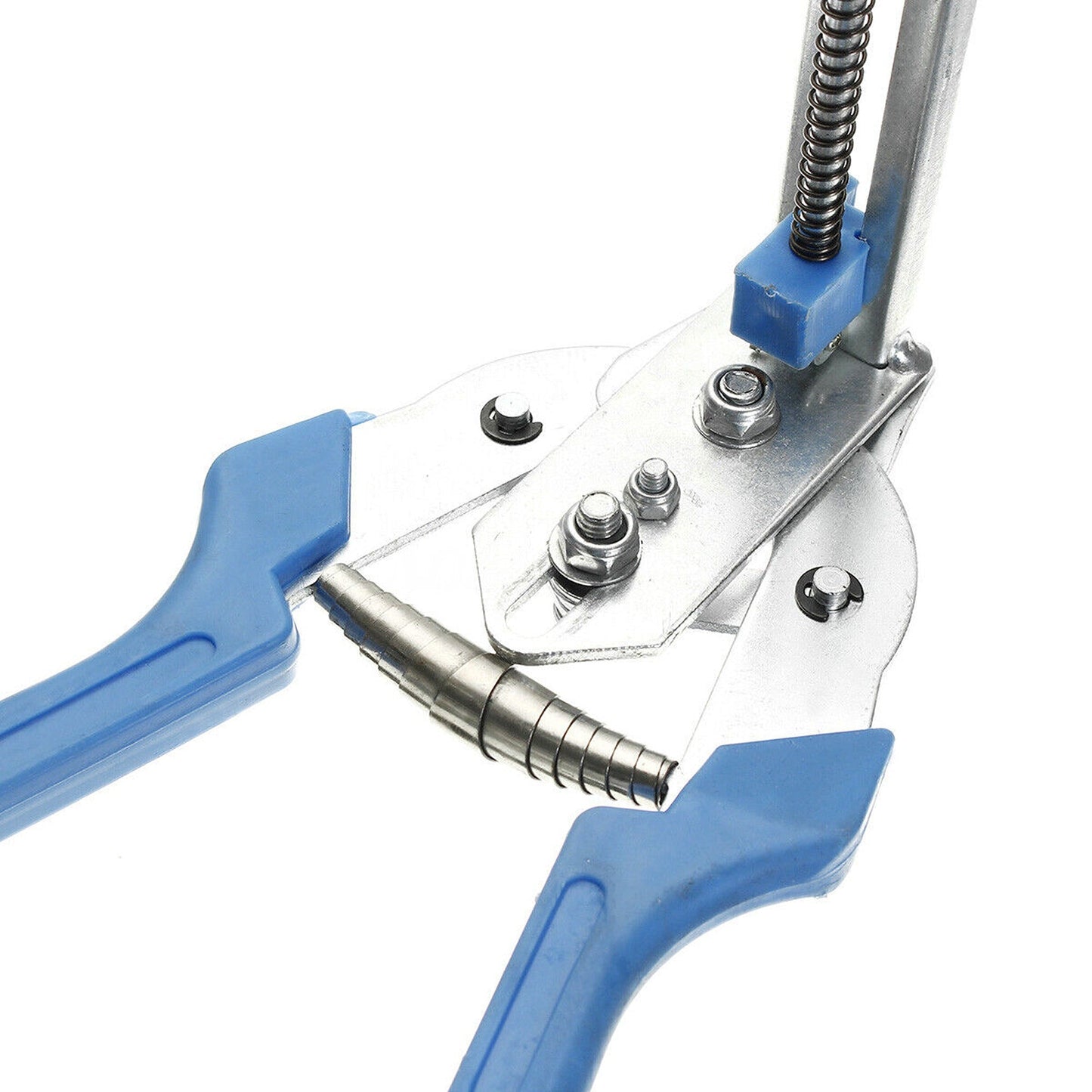 Fencing Hog Ring Plier Stapler Gun with 1200 Clips for Nailer Wire