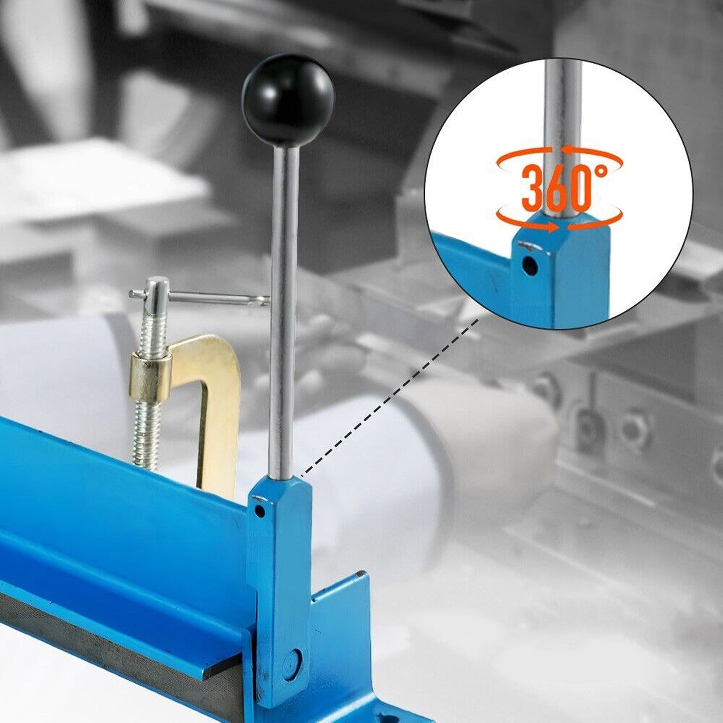 Manual Metal Bender for 90 Degree Sheet Folding Handheld Brake