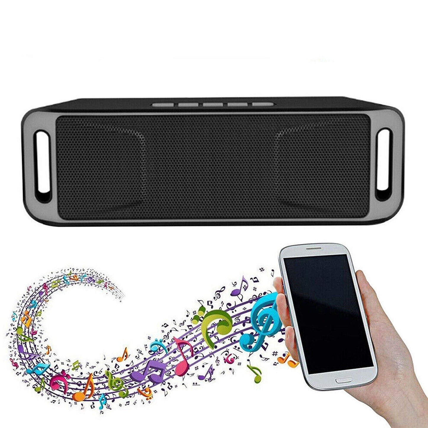 Portable Waterproof Wireless Bluetooth Speaker 30W Radio Stereo USB TF AUX FM