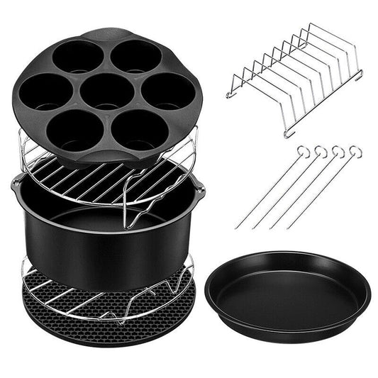 Frying Accessories for Air Fryer - Cage Pan Rack