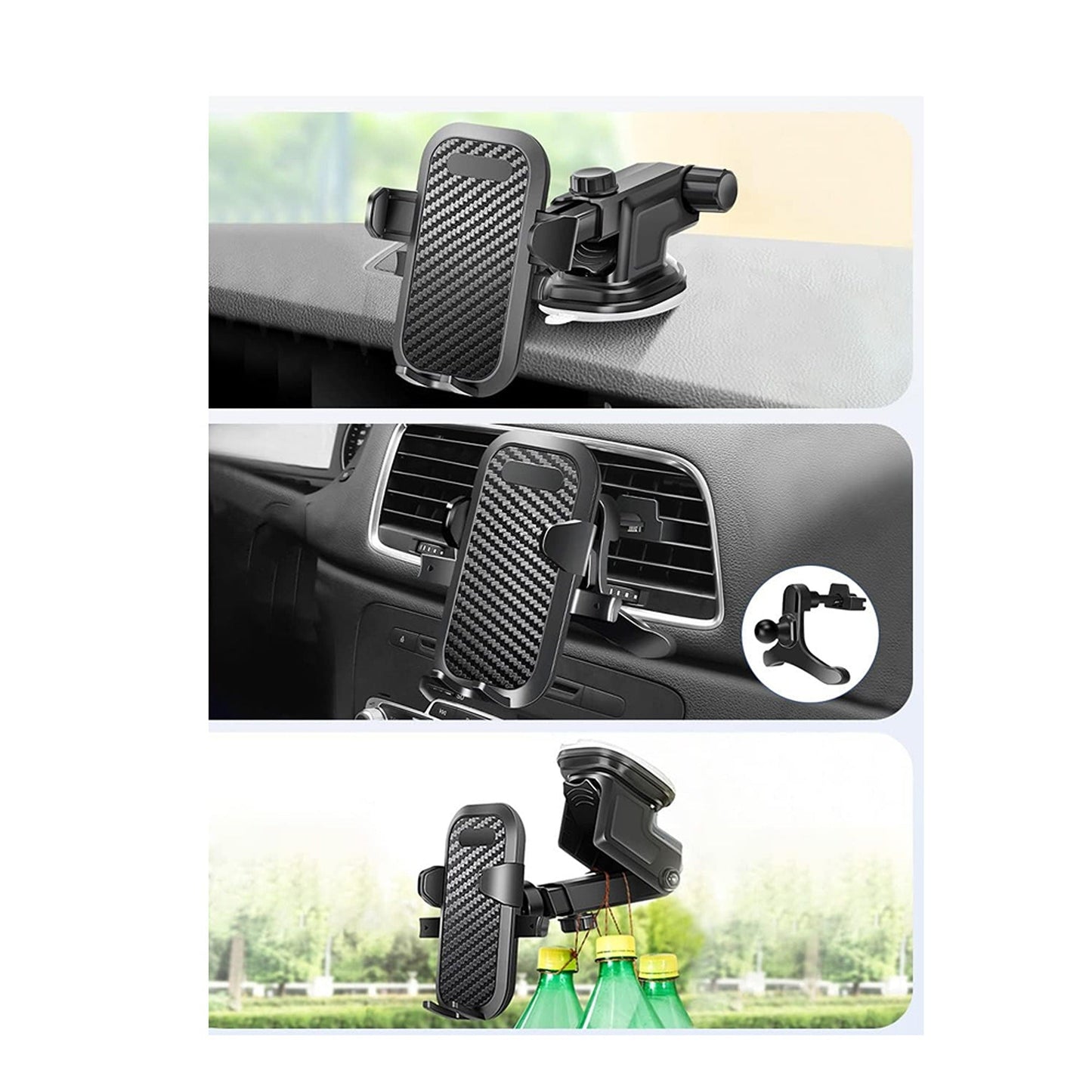 Phone Holder Cradle Universal Windshield Mount Car Holder