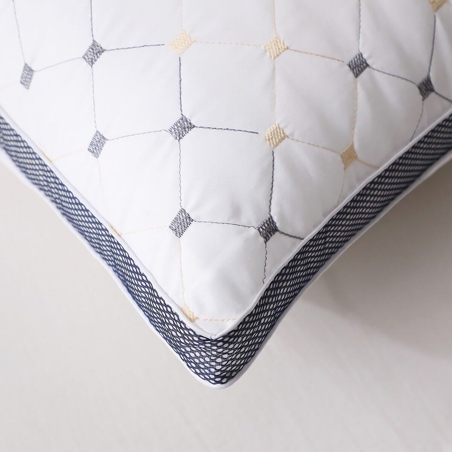 Checked Ultra-Soft Hotel Quality Twin Pack Pillows for Home