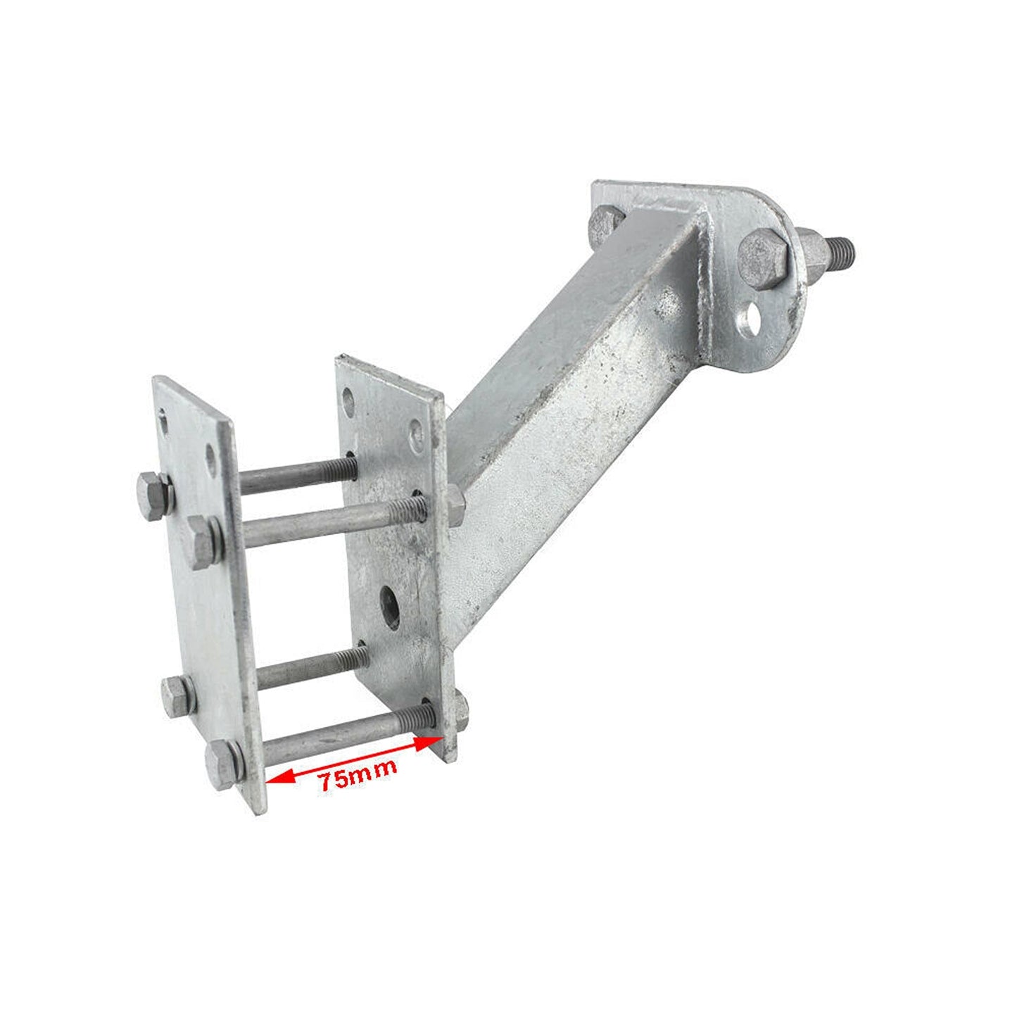 Silver Spare Wheel Carrier Holder for Camper Trailer Caravan Boat Ford Landcruiser