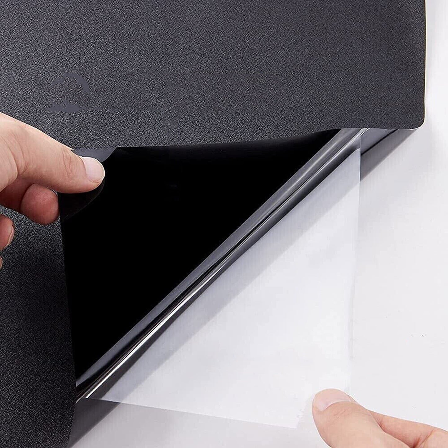 33ft Reusable Black UV Protection Privacy Window Film