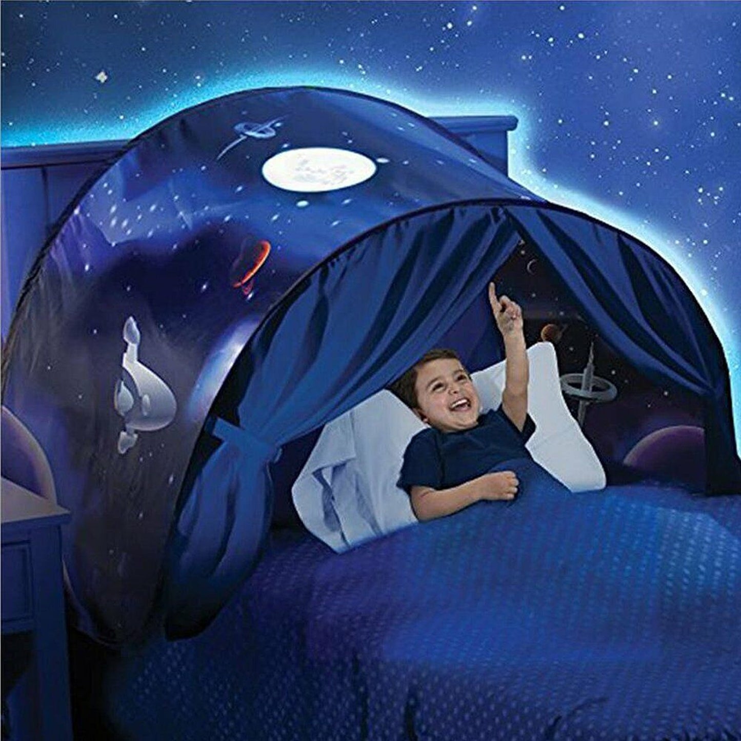 Fancy Unicorn Space Tent Foldable Indoor Bed Pop-up House