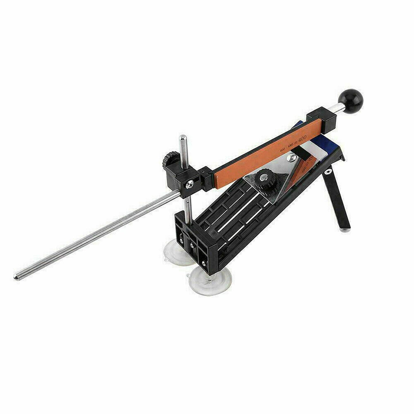 Chef Knife Sharpener Professional Kitchen Tool with 4 Stones System
