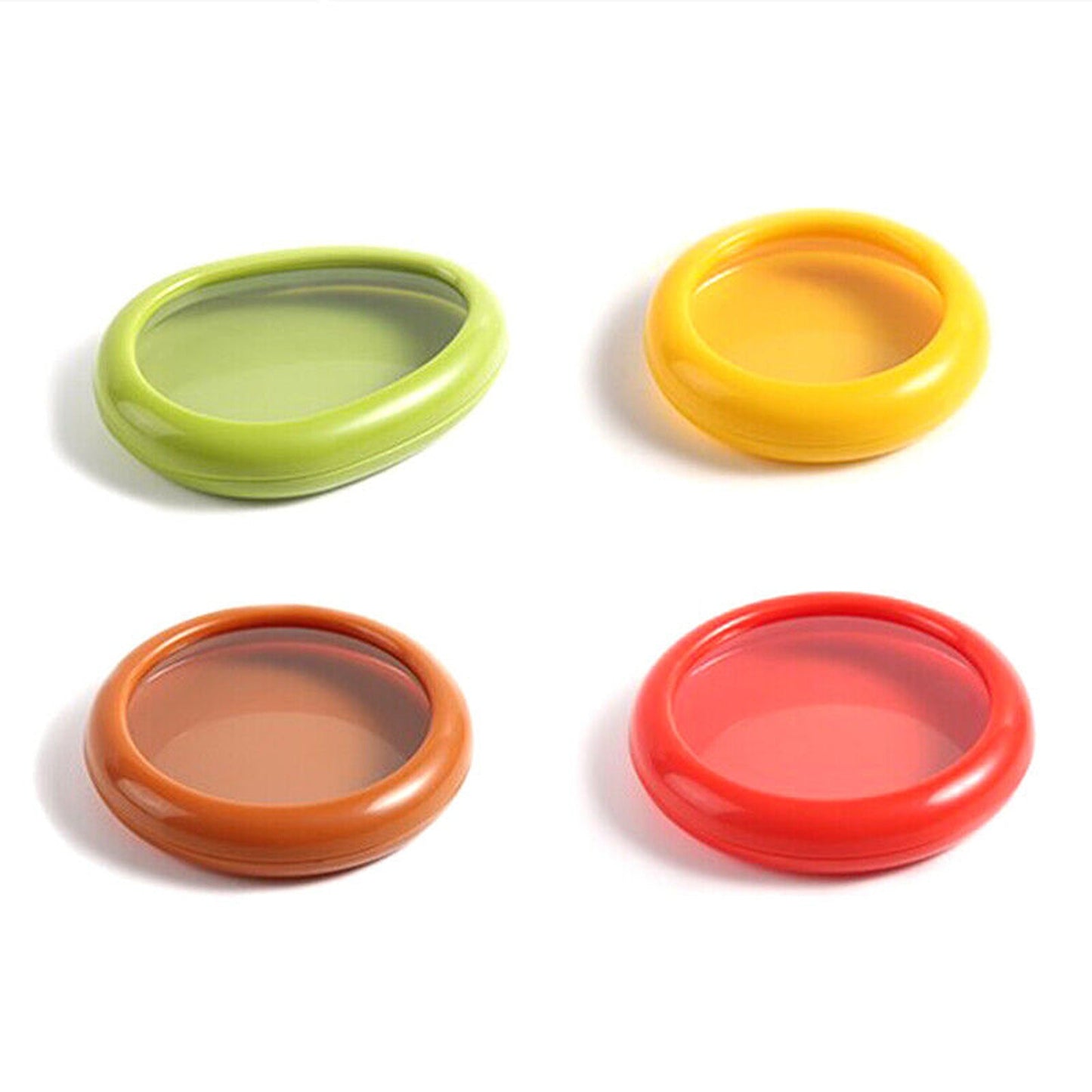 4pc Set of Fruit and Vegetable Shaped Food Storage Containers