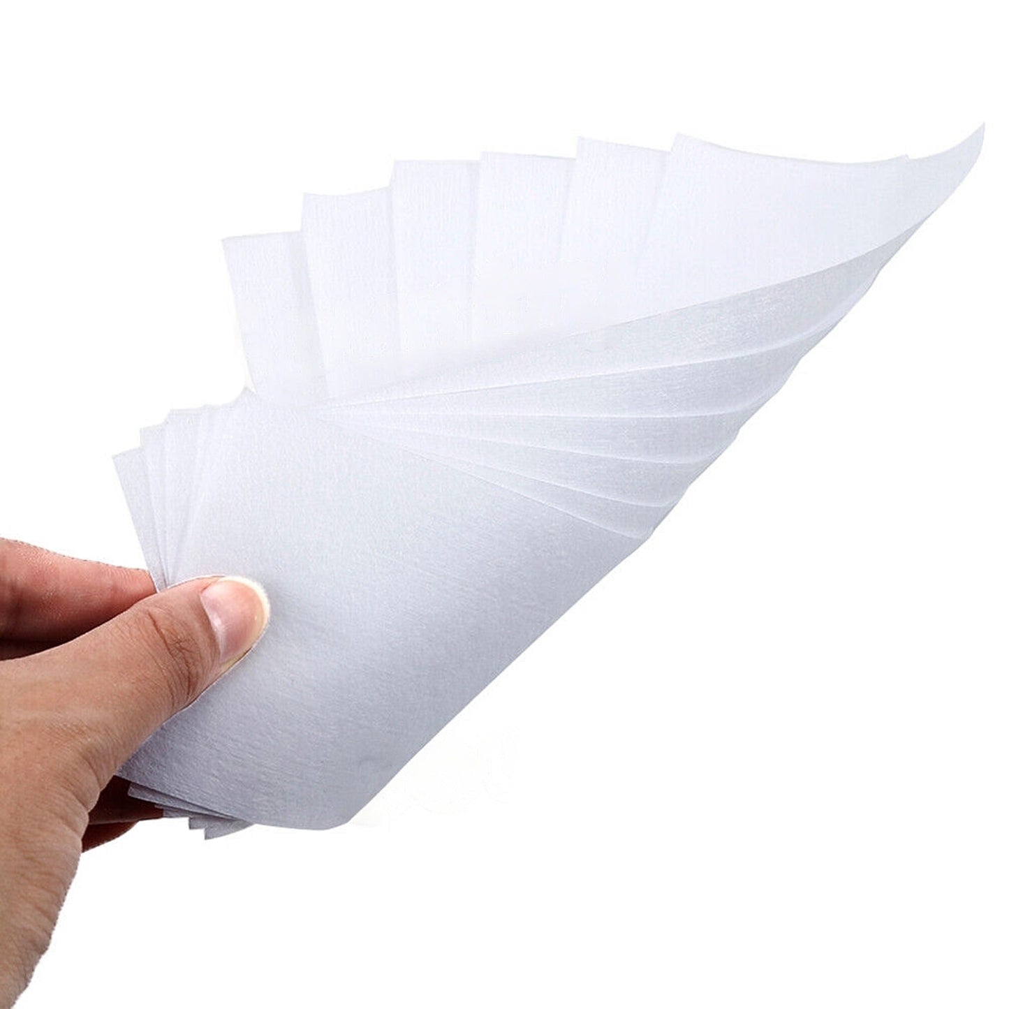 Non Woven Disposable Waxing Strips Precut Wax Papers 70GSM