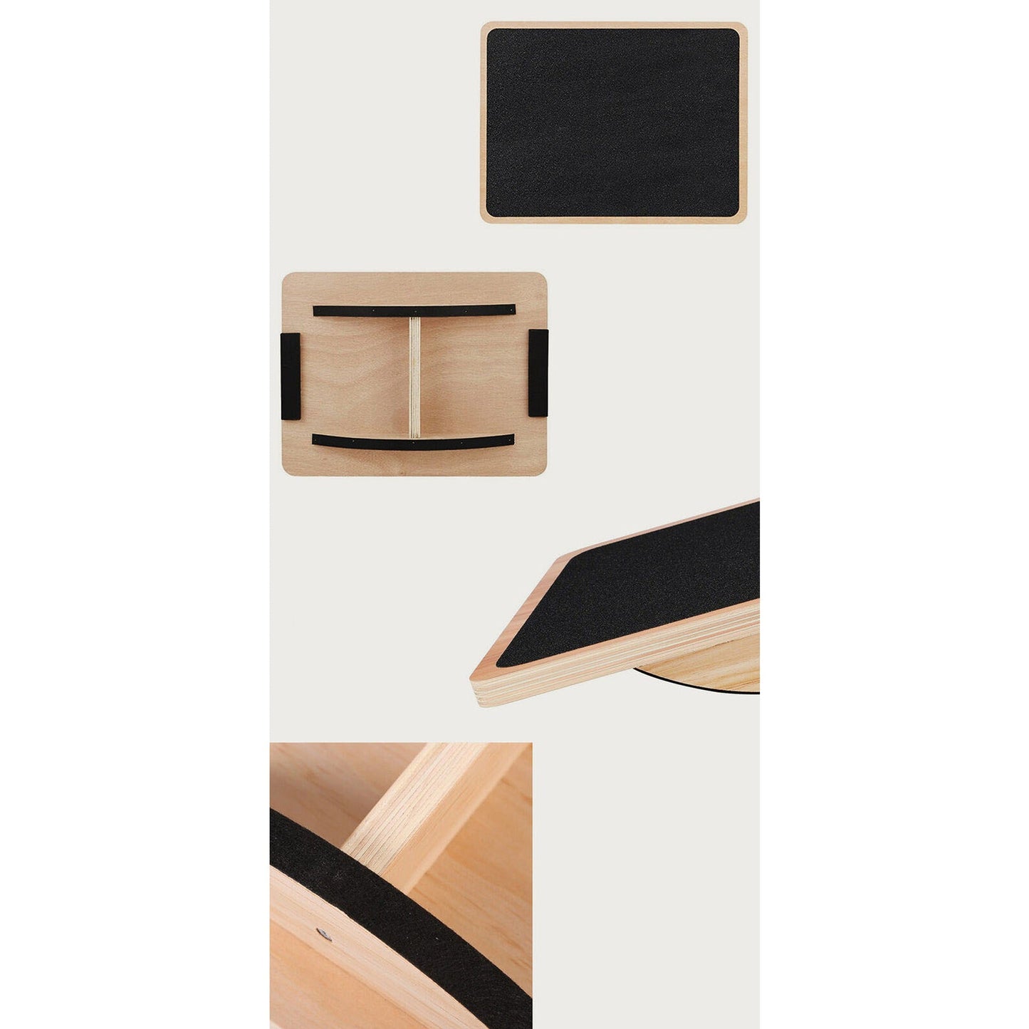 Anti-Slip Rocker Board for Standing Desks and Balance Exercises