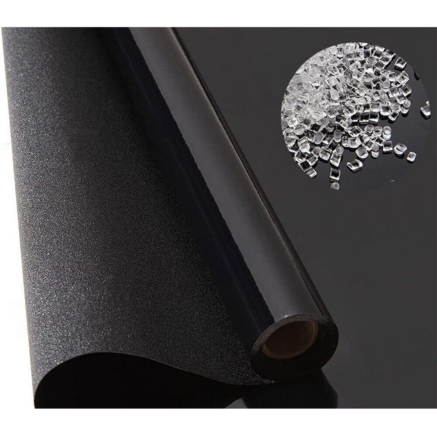 Blackout Static Cling Window Glass Film UV Sun Block Privacy Protection