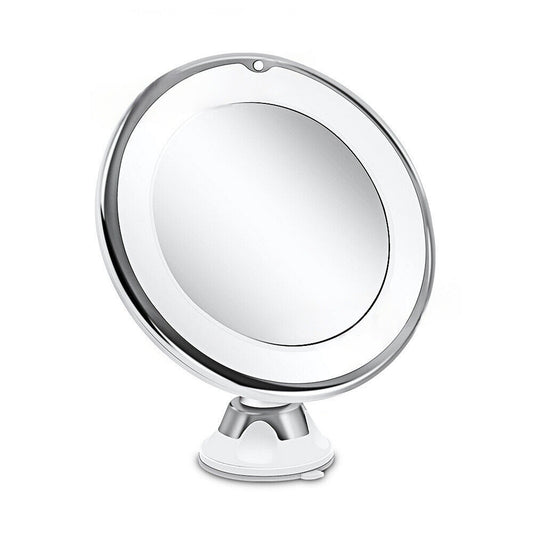 Bathroom Makeup Mirror with LED Light Magnifying Cosmetic Beauty Tool