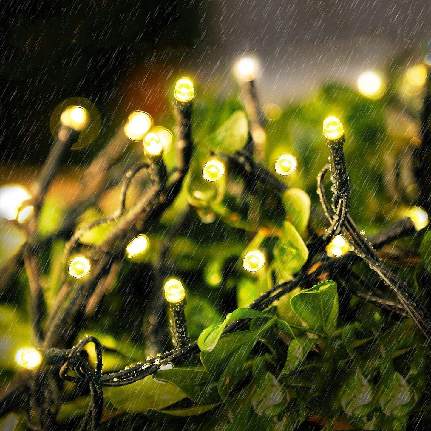 Waterproof Outdoor Solar Fairy String Lights 100 to 500 LEDs 8 Modes