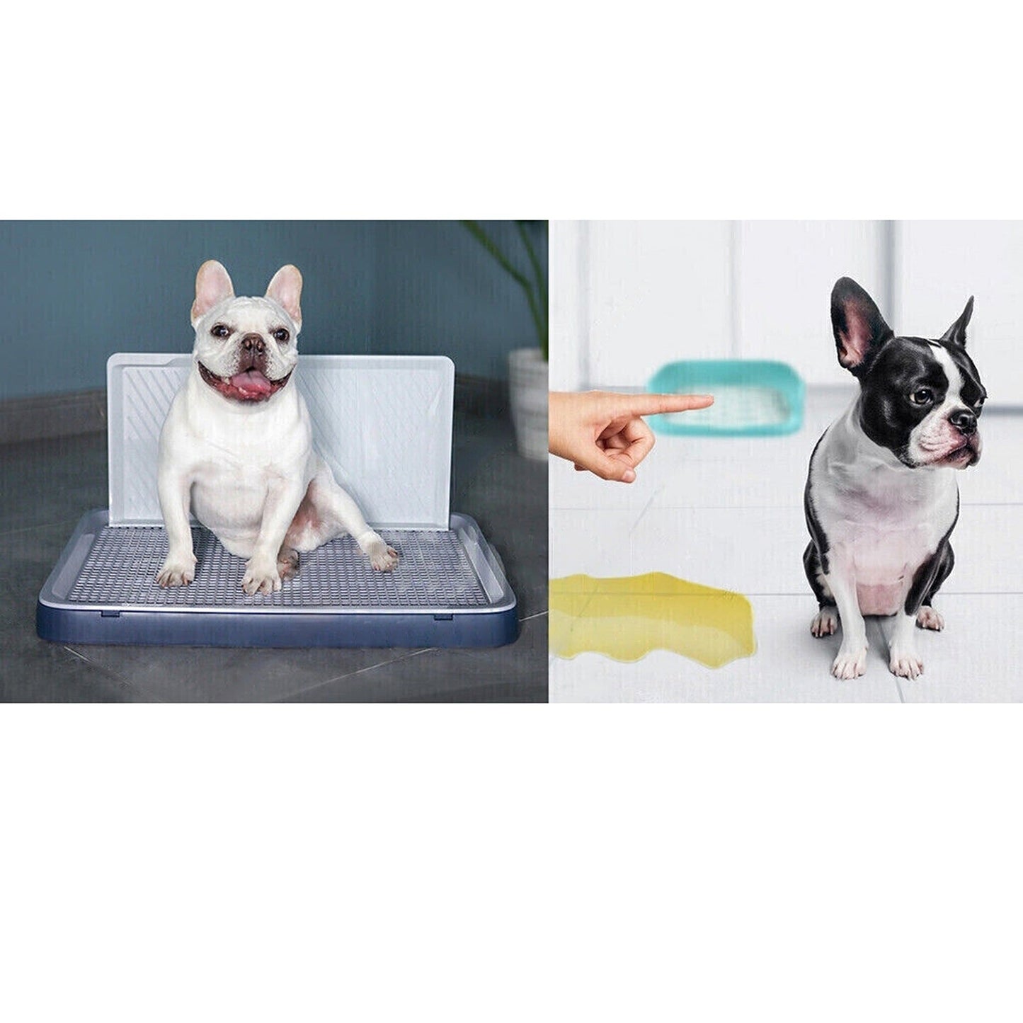 Large Indoor Dog Pet Potty Training Pee Pad Toilet Mat Tray