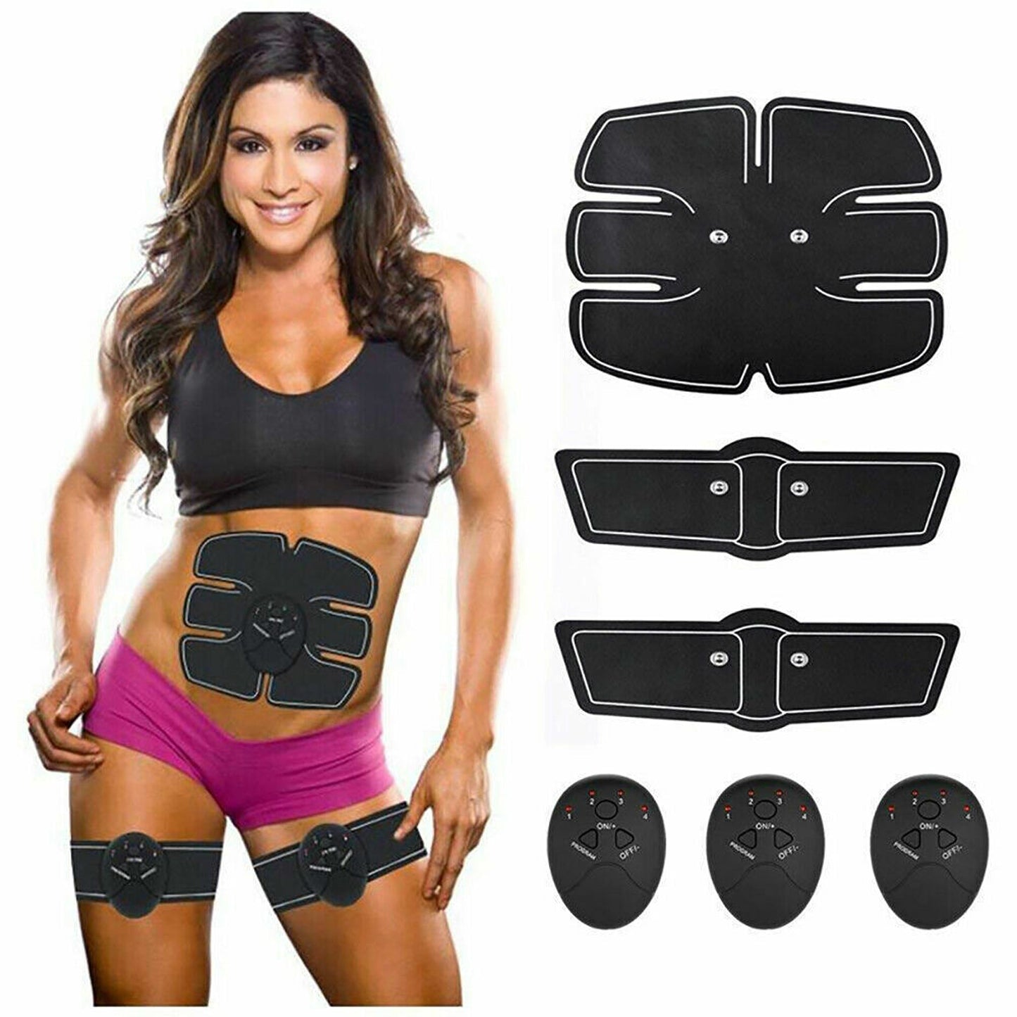 22pcs EMS Muscle Stimulator Training Gear ABS Hip Trainer for Ultimate Body Exercise