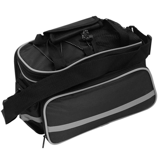 Black Rear Pannier Bike Storage Bag Waterproof Handbag