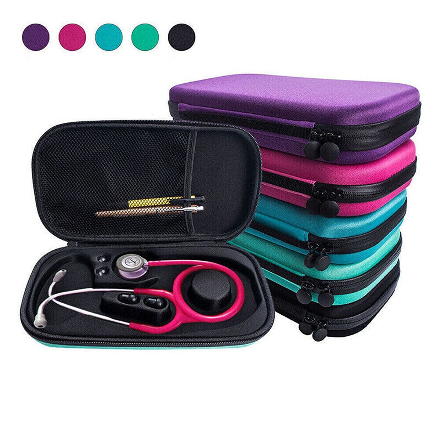 Medical Stethoscope Carry Case Hard Travel Organizer