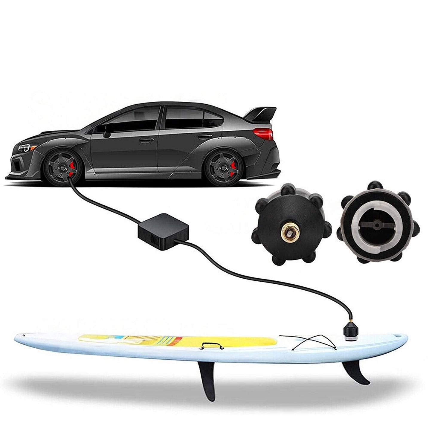 2pcs Inflatable Stand Up Paddle Board Kayak Air Valve Adapter