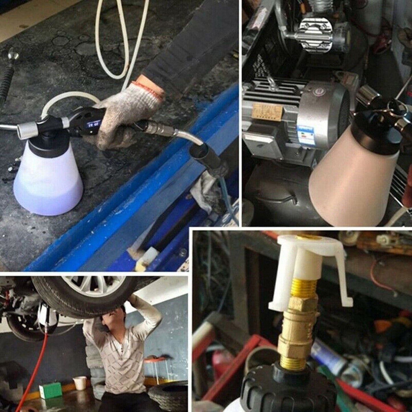 Vacuum Bleeder Kit for Air Brakes and Clutches with Extractor Fluid Adapter