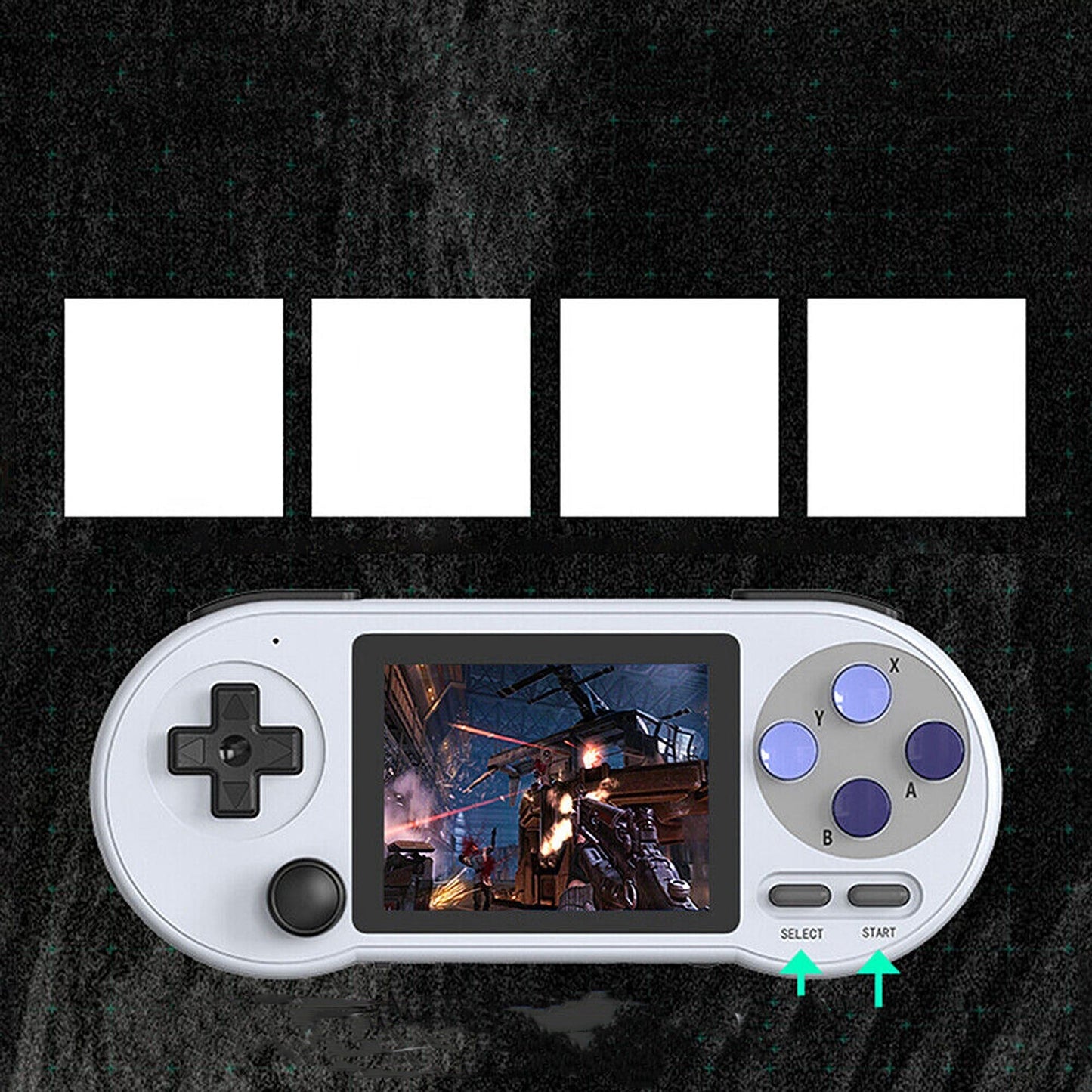 Handheld Retro Game Console SF2000 IPS Screen with 6000 Classic Games