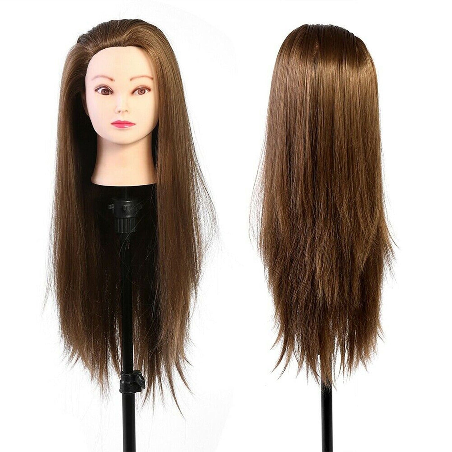 Mannequin Head for Hairdressing Practice and Styling Training